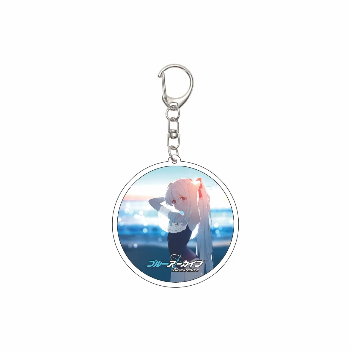 55 مللي متر أنيمي الأزرق الأرشيف المفاتيح Hayase Yuuka/Ushio Noa/Tsukatsuki ريو مفتاح سلسلة الاكريليك نموذج لوحة هدايا عيد الميلاد #4