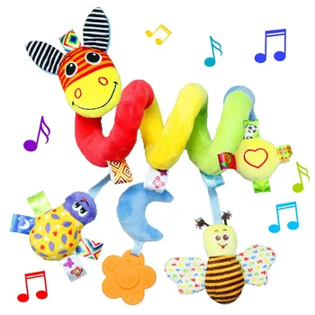 Baby Esel Insekt Tierbett hängen Radial wagen mit Glocke klingeln Papier Plüsch beruhigend Neugeborenen Spielzeug