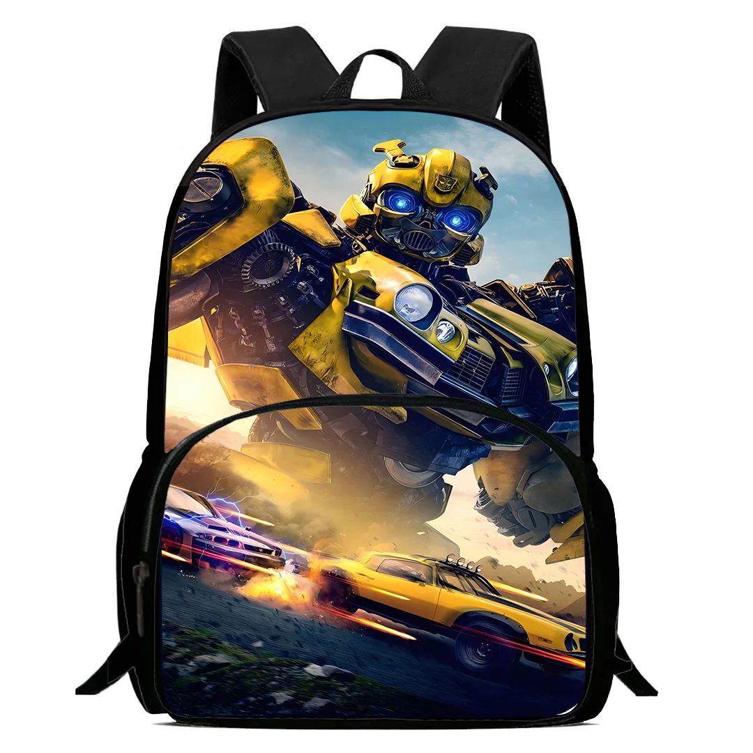 Car Robot Kids Backpacks Boys  Girls Student Birthday Gift Child School Bags Capacity Camping Durable RucksackT-TransformersS