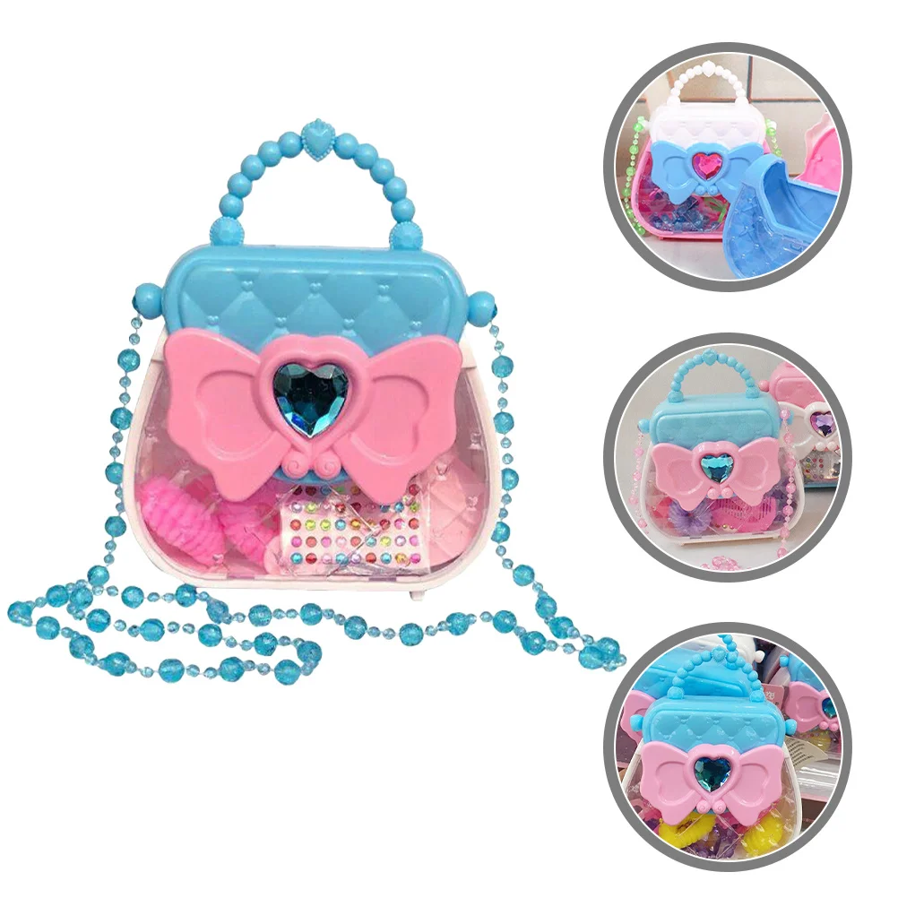 1Set Children Cosmetics Simulation Makeup Set Little Girl Pretend Play Role Playing Educational Gift Simulation Makeup Toy