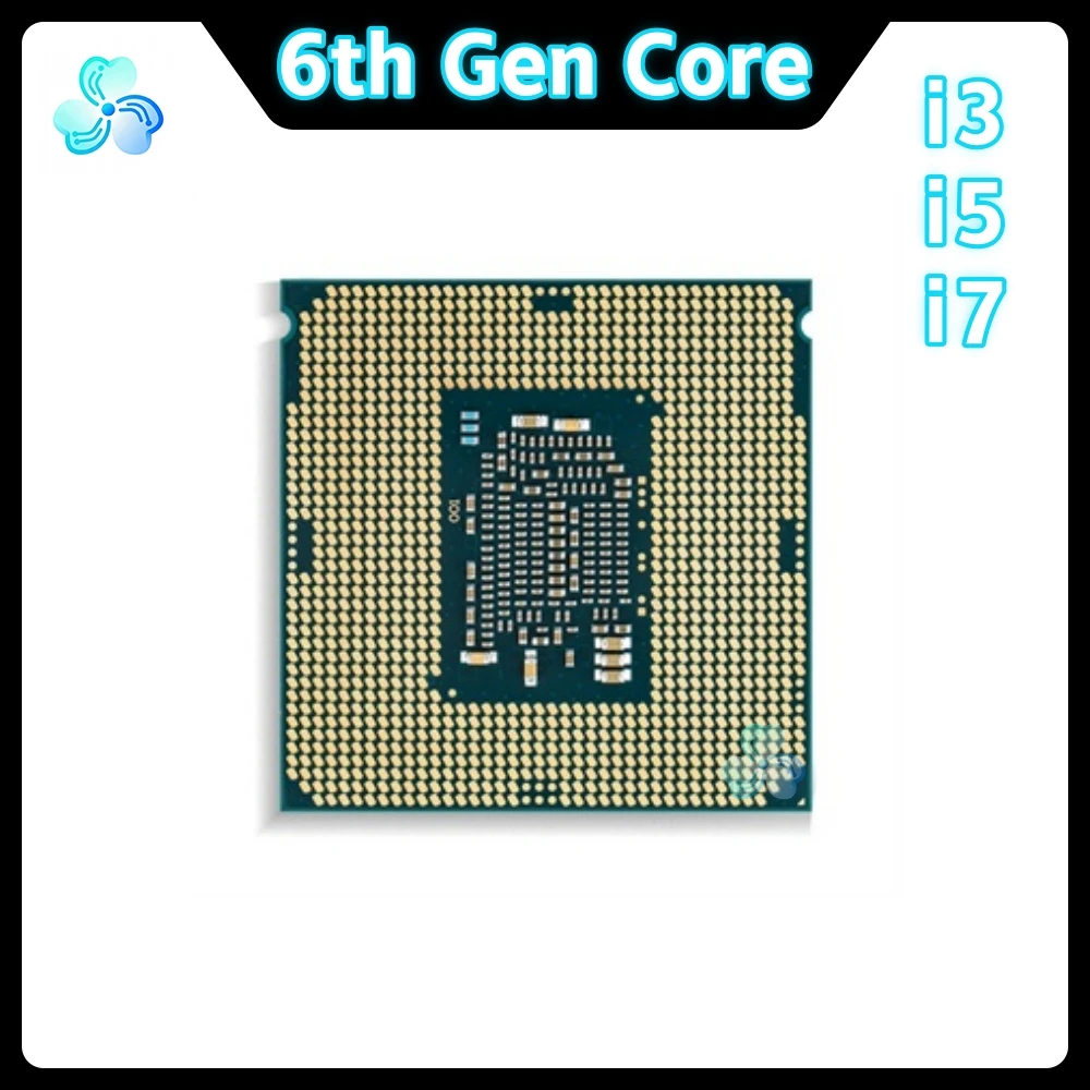 6th Gen Core CPU i3 6098P 6100 6100T 6300 6300T 6320 i5 6400 6400T 6402P 6500 6500T 6500TE 6600 6600K 6600T i7 6700 6700K 6700T view 3