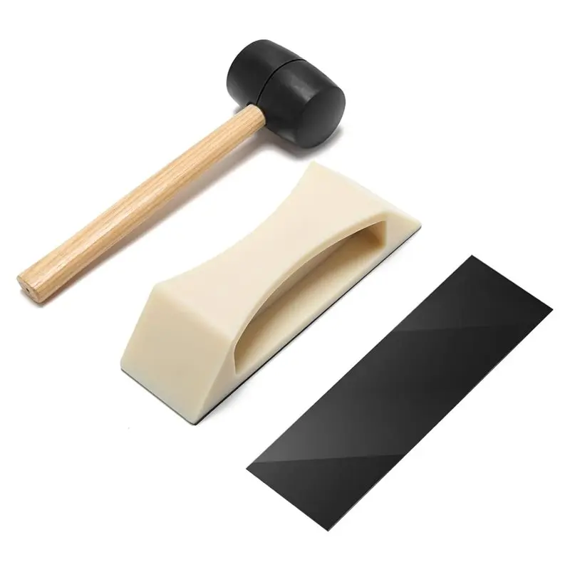 

VEHO-For Laminate,Vinyl Hardwood Floor Gap Fixer Tool Kit Including Plank Grabber Anti-Slip Mat& Hammer Repair
