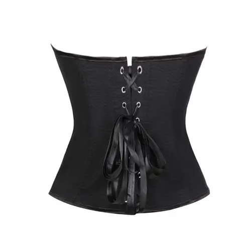 Imagen 2 del producto Las mujeres negras son un corsé sin tirantes y un top moldeador de cuerpo.