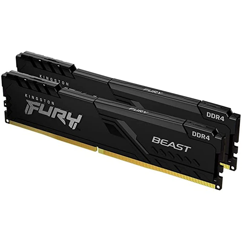 Kingston FURY Beast DDR4 4GB 8GB 16GB 32GB 2400 2666 2933 3200 3600MHz DIMM PC4-23400 25600 28800 Module de mémoire de bureau DDR4