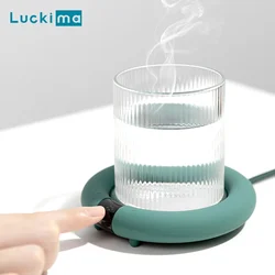 Dessous de verre chauffant électrique pour la maison et le bureau, chauffe-tasse à thé réglable à 3 températures, cadeau de Noël et d'anniversaire, nouveau