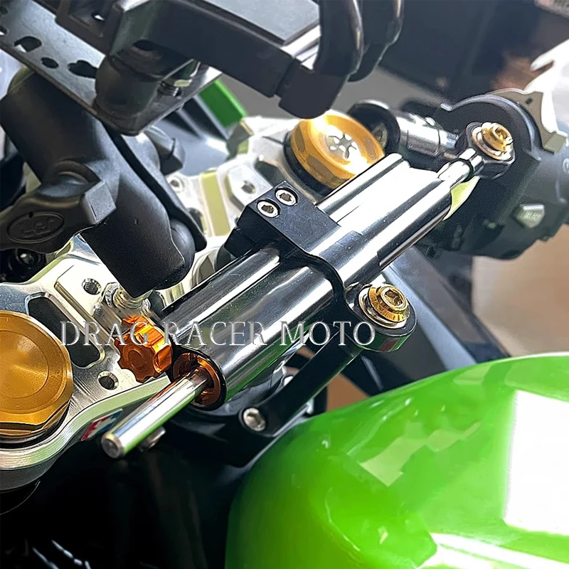 Nuevo soporte estabilizador de amortiguador de dirección de motocicleta para Kawasaki ZX4R ZX 4R ZX-4R ZX4RR ZX 4RR ZX-4RR 2023-accesorios