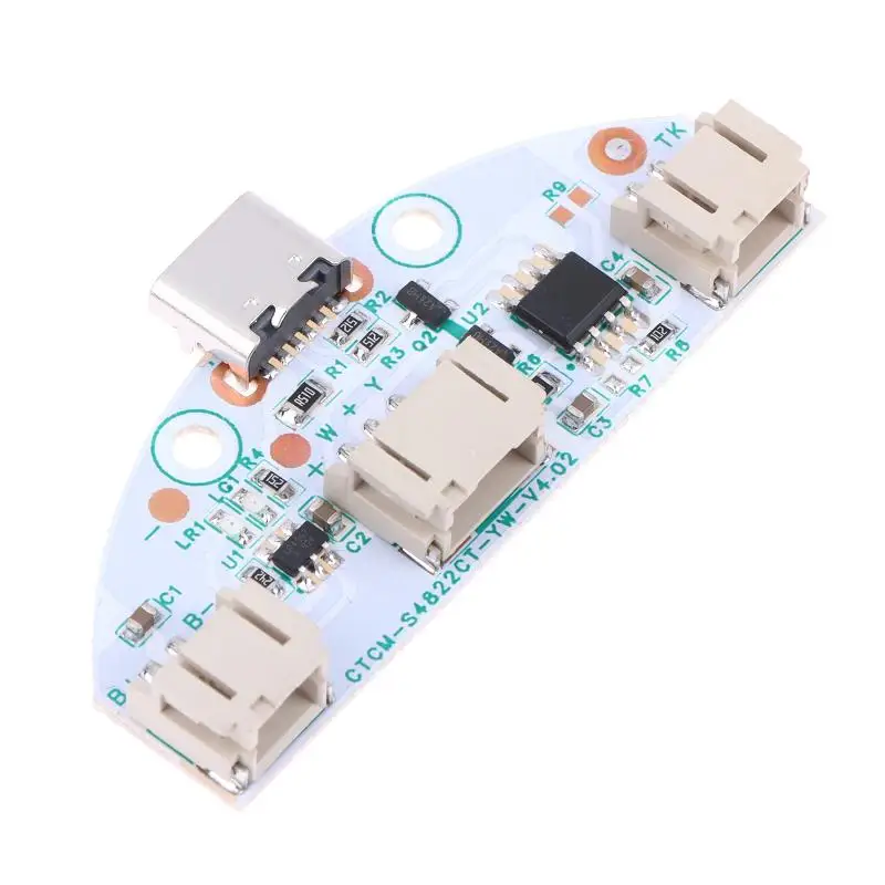 Type-C LED Charging Touch Control Board for Lamp Plate with 3-Gear Stepless Dimming for Bedroom Lighting