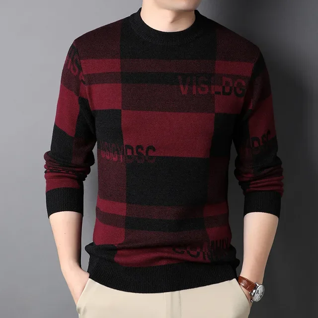 2024 Grade Neue Mode Designer Marke Luxus Straße Tragen Stricken Pullover Brief Pullover Herbst Winter Casual Jumper Herren Kleidung