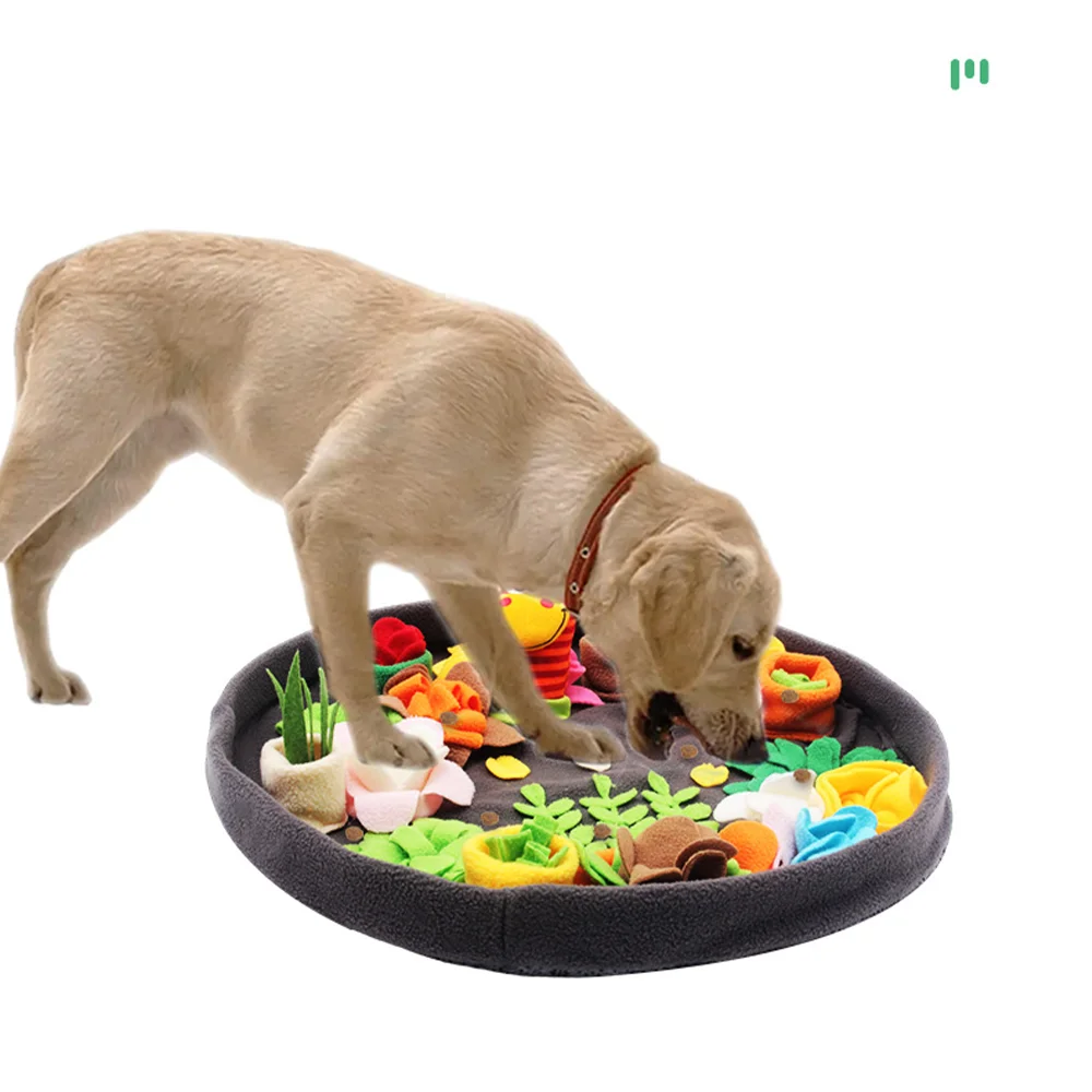 Pet Sniffing Mat Food Hiding Blanket Animal Garden Novel Dog Weight Loss Artifact Foraging Mat Slow Feeding Mat Pet Supplies