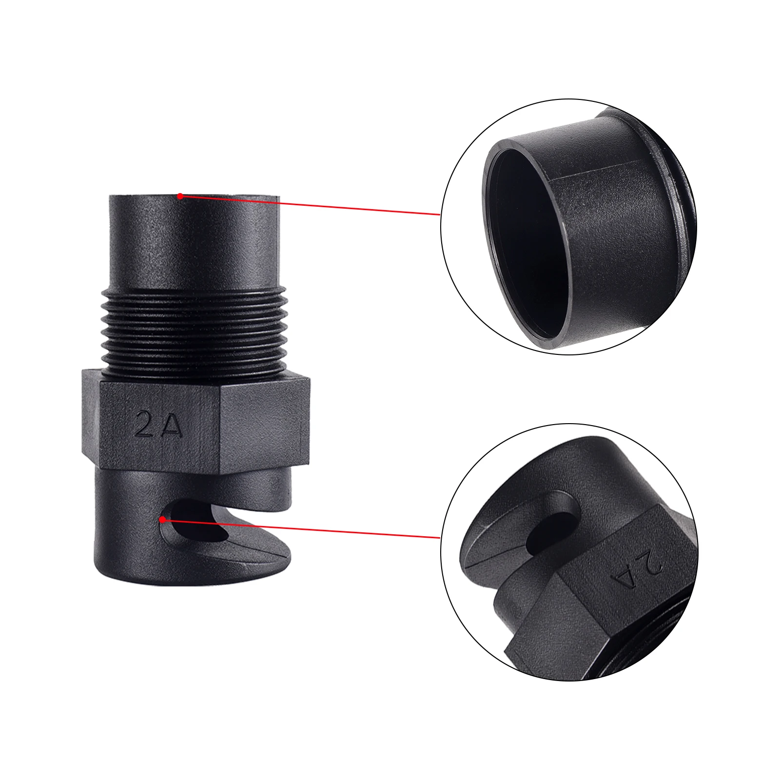 1 Inch Refraction Nozzle Garden Irrigation Misting Sprinkler Plants Flower Lawn Vegetable Watering Nozzle 1/10Pcs