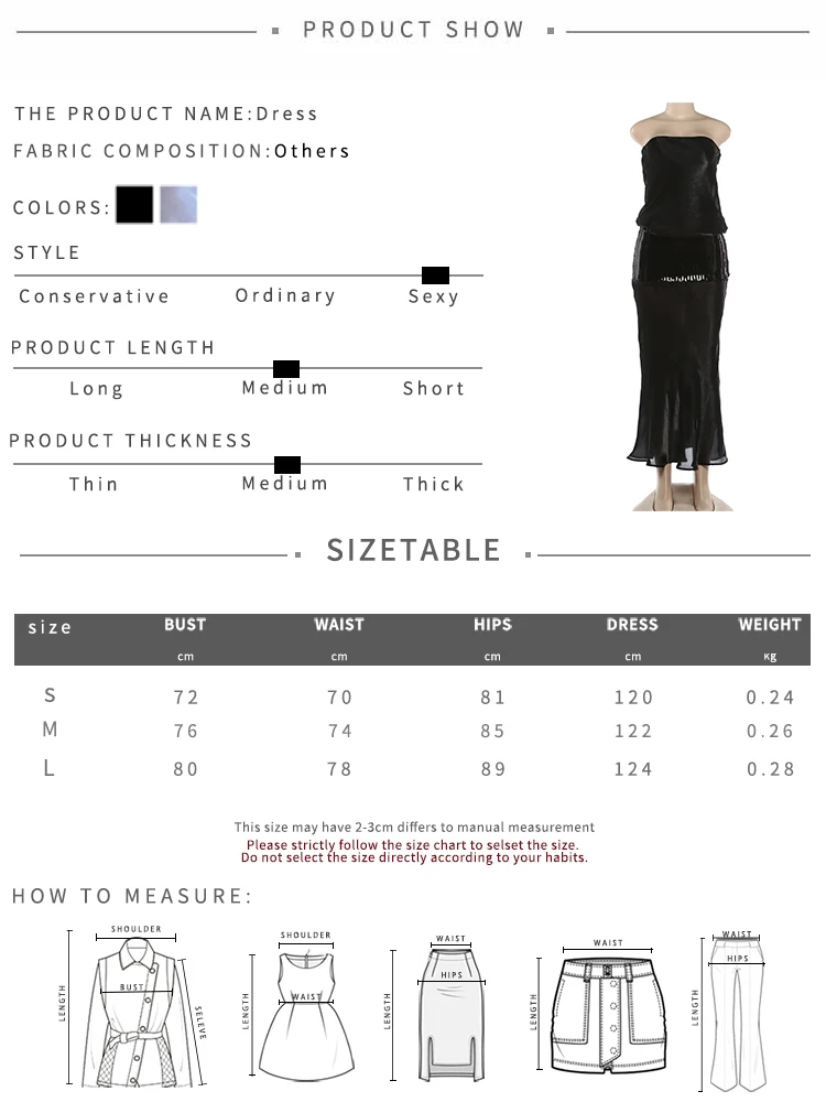 Nibber Modisches Kleid für Damen Sexy Sommer Schulterfreies Pailletten-Kleid Glänzendes Patchwork Mitternachts-Pfirsich Hüftbetonendes Sexy Clubwear Figurbetontes Maxi-Kleid – Detail 1