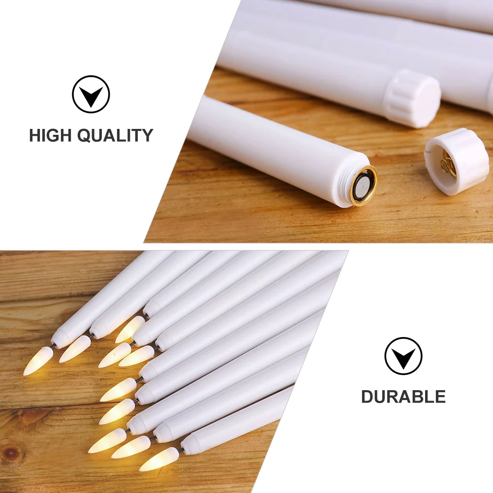 6 ชิ้นยาว Stick ไฟตกแต่งกลางแจ้งฟักทองฮาโลวีนเสาตารางหน้าต่างพลาสติก LED Party Supplies พ่อสําหรับ