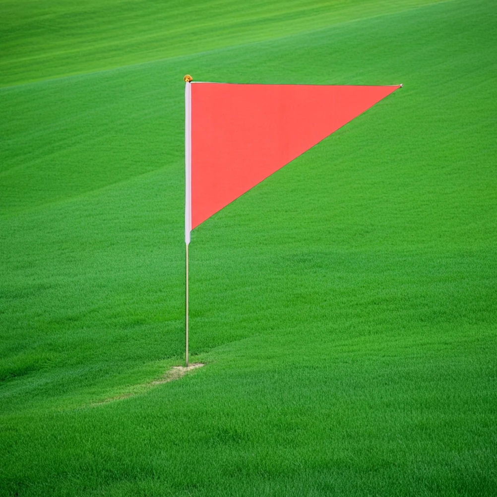 

8Pcs Colorful Flag Set: Durable Triangle Marker Flags For Lawn Signage, Garden Decoration, Outdoor Events, And Construction Use