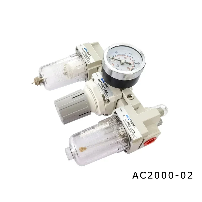 

AC2000-02 AC3000-03D AC4000-04D Air Source Air Processor Regulator Compressor Filter Relief Valve Sanlian Pieces Oil Separator