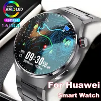 Nuevo reloj inteligente para hombres y mujeres, reloj inteligente deportivo resistente al agua con llamadas telefónicas Amoled de 1,61 pulgadas, rastreador GPS de ritmo cardíaco para IOS y Android