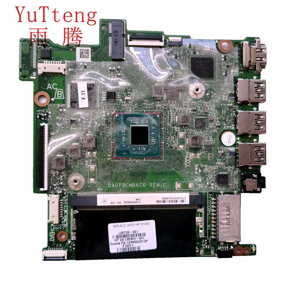 

For HP Stream 14-CB DA0P9CMB6C0 N4000 32GeMM L65728-601 motherboard 100% test ok send