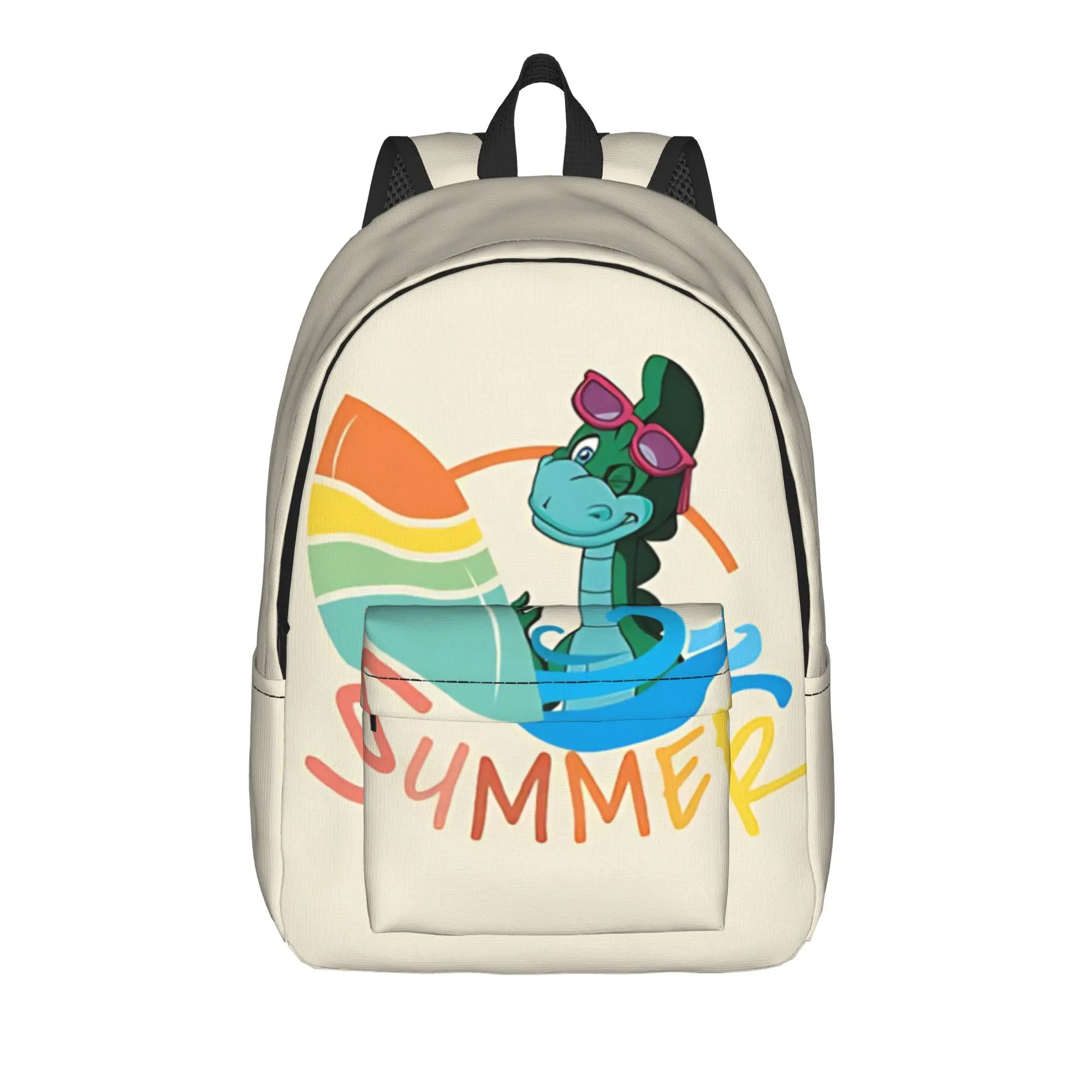Back to school season Light 80s Dinosaur Bookbag Denver  High School Students College Bag Backpack