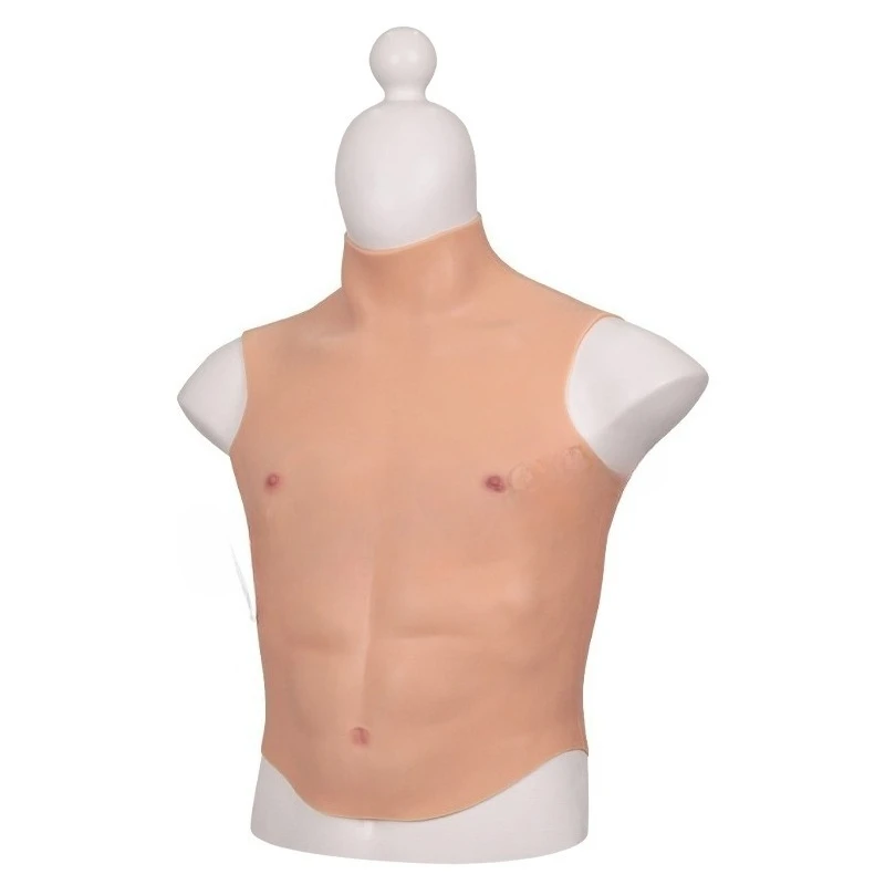 

Pseudo-grandfather macho man muscle clothing, silicone stage performance clothing, women pretend to be men's clothing cos