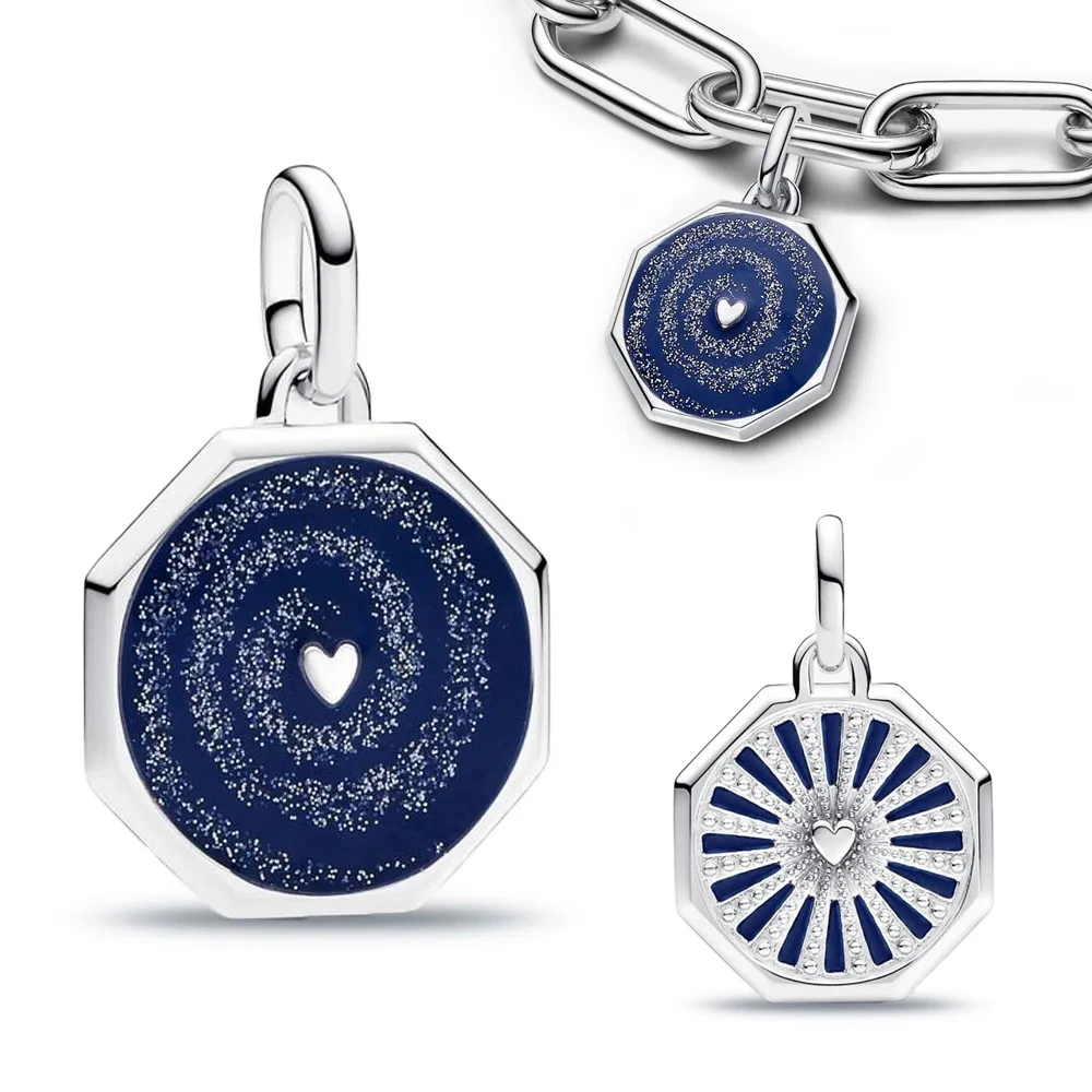 ME سلسلة أربع أوراق البرسيم سحر صالح 925 الأصلي سحر سوار المرأة 925 الفضة الخرز DIY مجوهرات #6