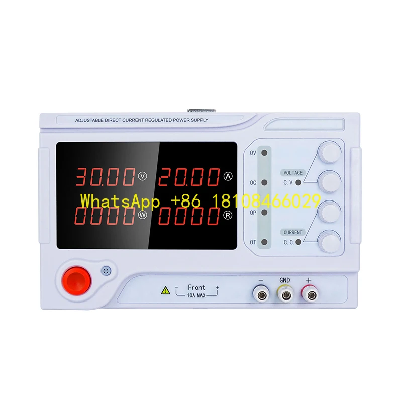 

Промышленный регулируемый импульсный источник питания 120 В, 10/20/30 А, с 4-значным дисплеем