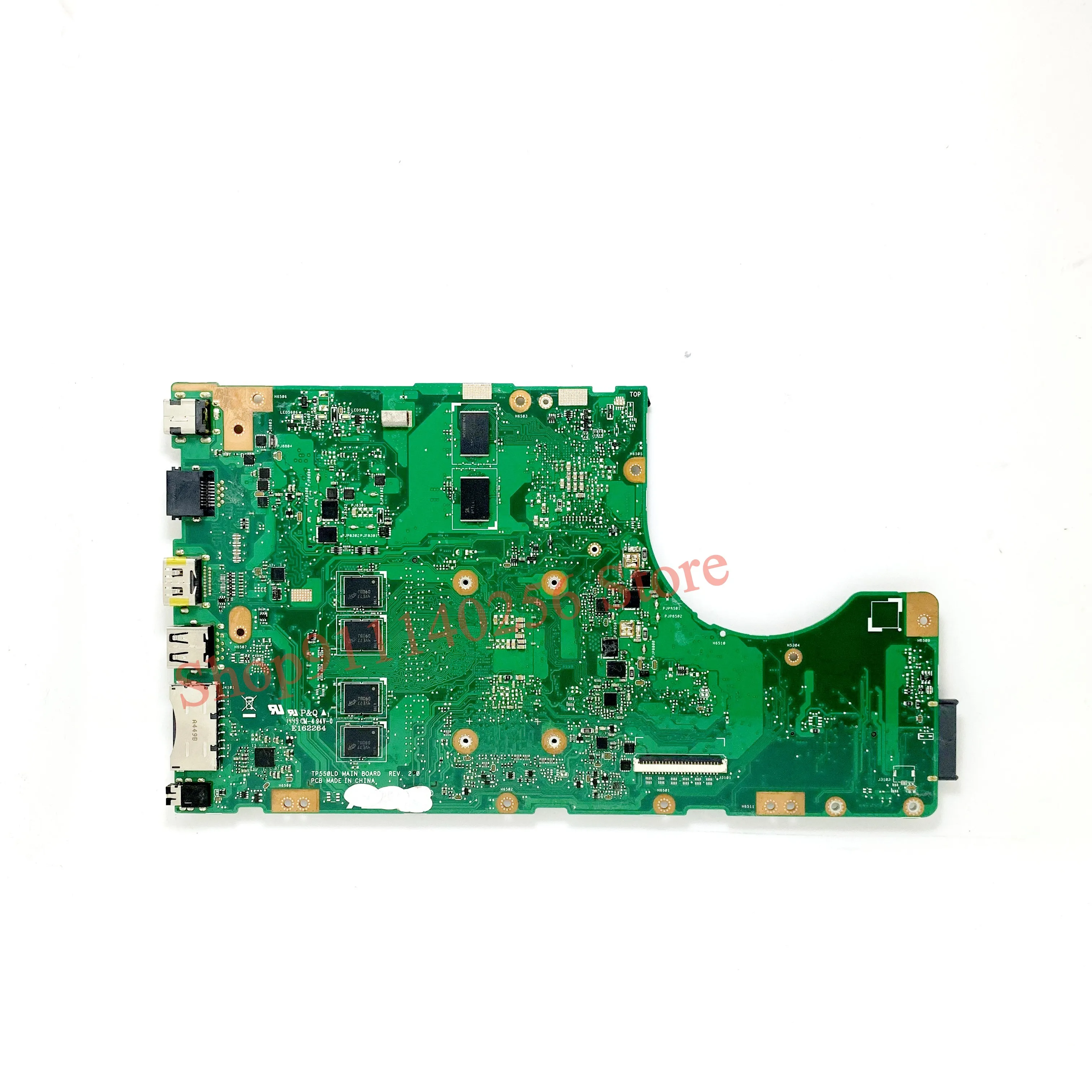 Hoge Kwaliteit Moederbord TP550LD REV.2.0 N16V-GM-S-A2 Voor ASUS TP550LD Laptop Moederbord W/SR1EB I7-4510U CPU 100% Werkt goed