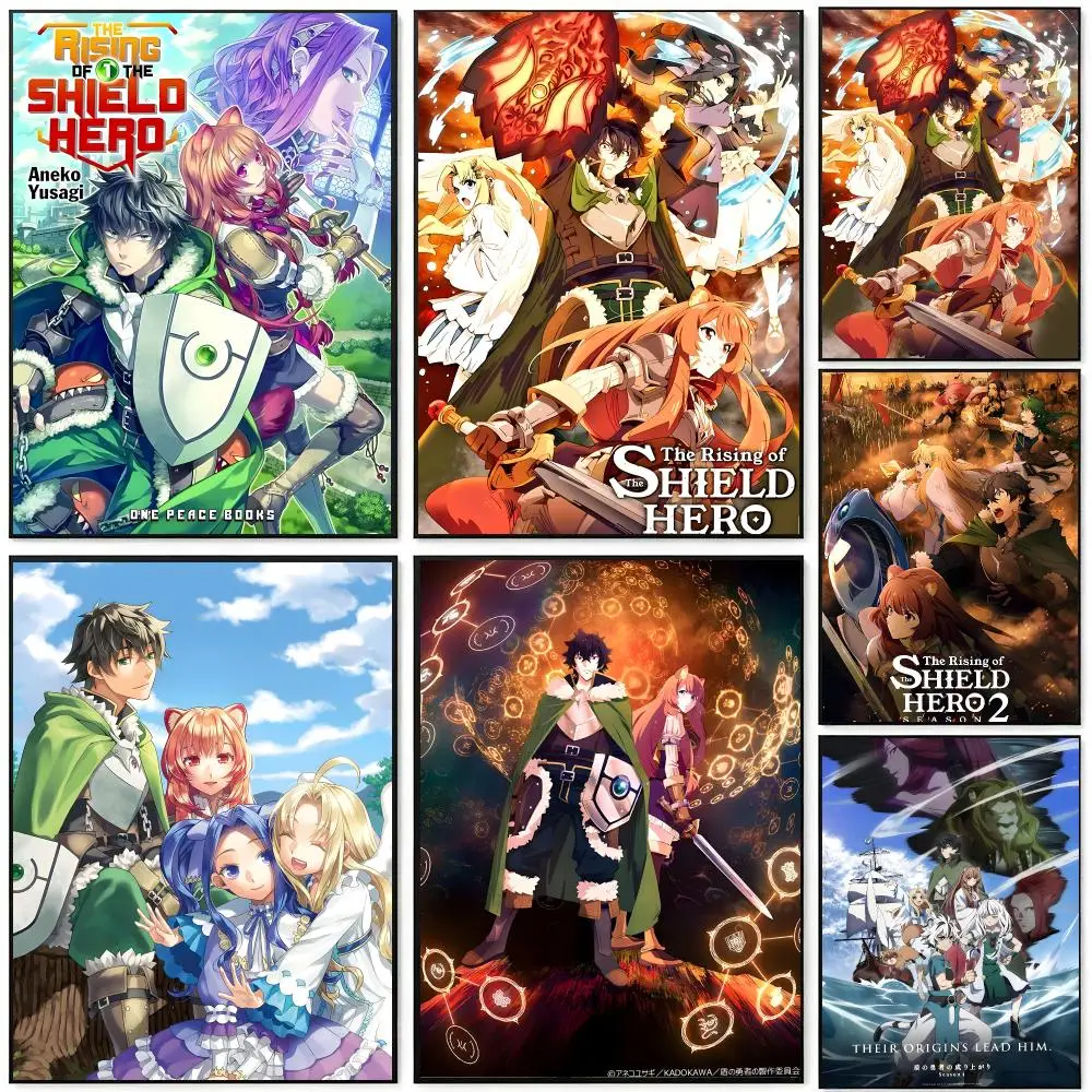 The Rising Of The Shield Hero Poster HD Waterproof Self-Adhesive Wall Art – Multi-Scene Use, Top Gift Pick