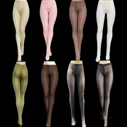 1/6 Scale Solid Tights Stretch Ankle Length Leggings Slim Seamless Yoga Fitness Female Pants for 12inch Action Figure Body Model