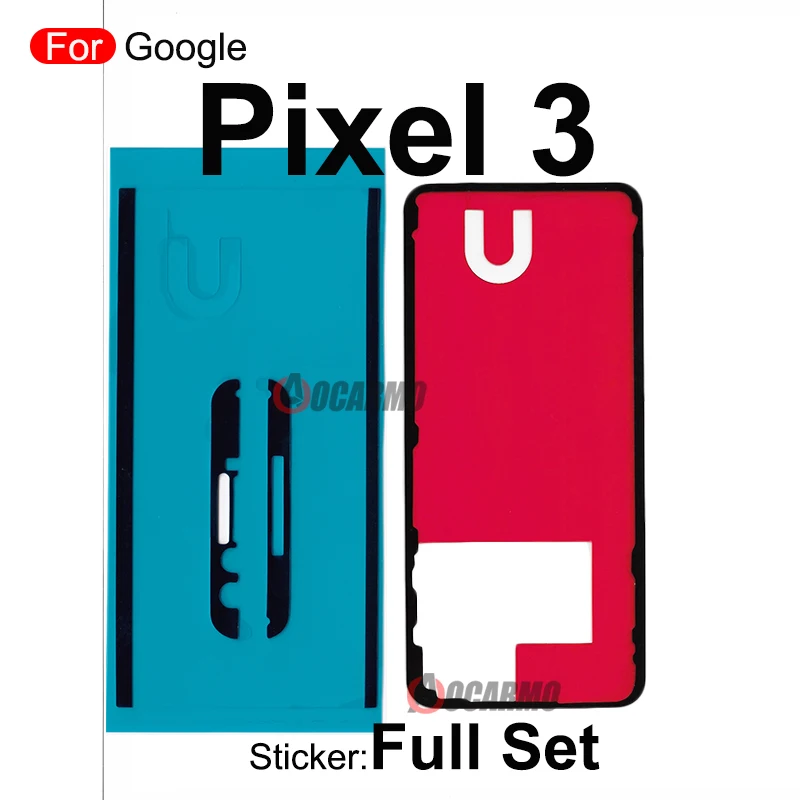 Fullset Sticker For Google Pixel 3 4 XL 3xl 4XL 5 5A 4A 4G 5G Front LCD Display And Rear Back Cover Adhesive Tape Glue