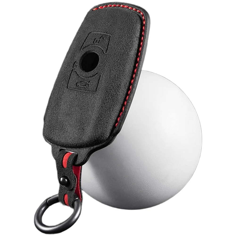 3333333usive Car Key Protection Case Suede Cover For BMW 1 2 3 5 7 X1 X3 X5 X6  F16 KeychainCaKey BagCoverhell