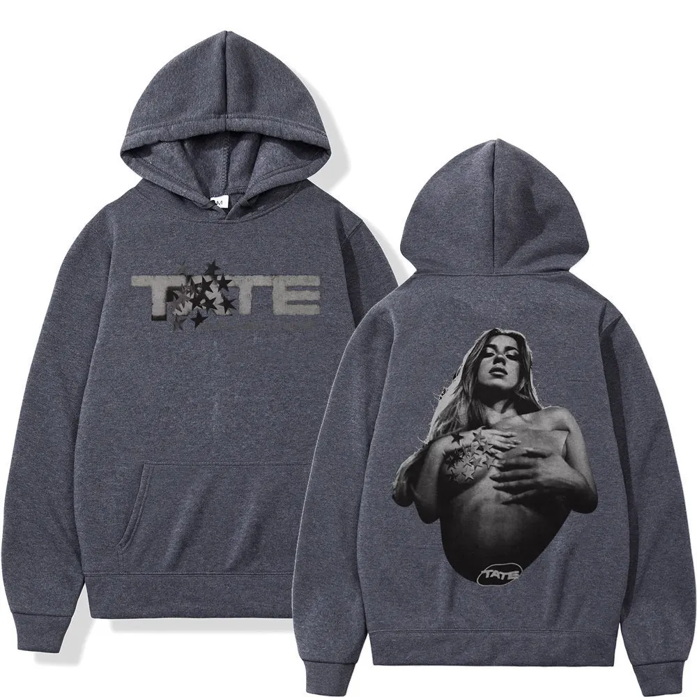 Singer Tate McRae Graphic Hoodie So Close To What New Album 2025 Merch Sweatshirt Men Women Vintage Fashion Aesthetic Pullovers