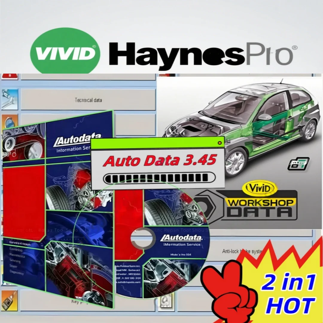 Auto.Data 3.45 برنامج إصلاح السيارات haynes pro Vivid Workshop 2018.1 كتالوج أجزاء البيانات الفرنسية متعدد اللغات 2025