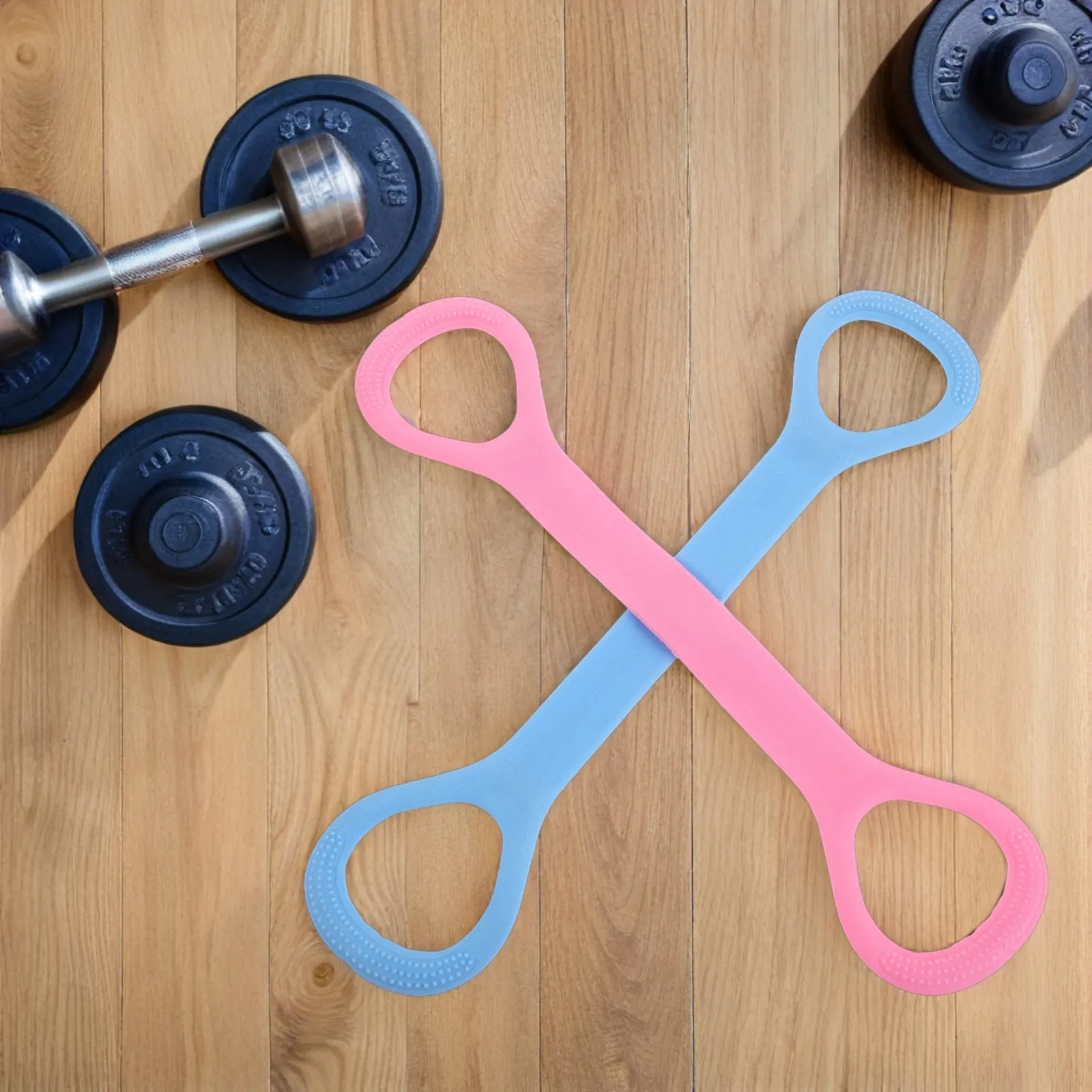 

Набор из 4 эластичных утолщенных лент для йоги и фитнеса: для раскрытия плеч и спины, тренировок и растяжки