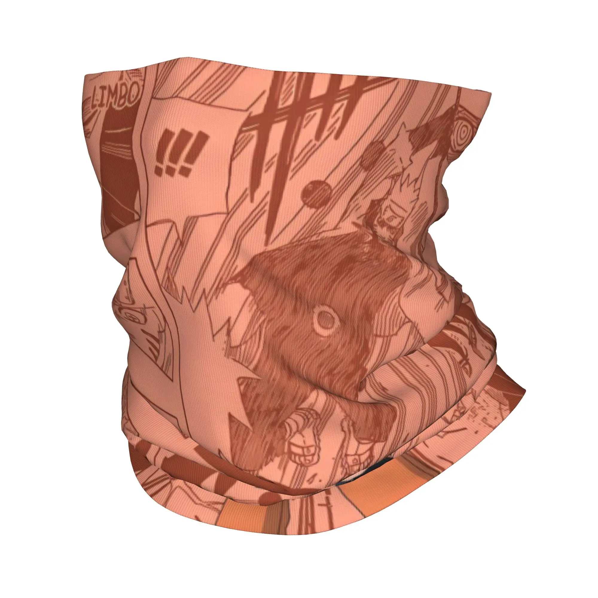 Custom Uzumaki N-Narutoes Cartoon Bandana Neck Warmer Women Men Winter Hiking Ski Scarf Gaiter Anime Cartoon Face Cover