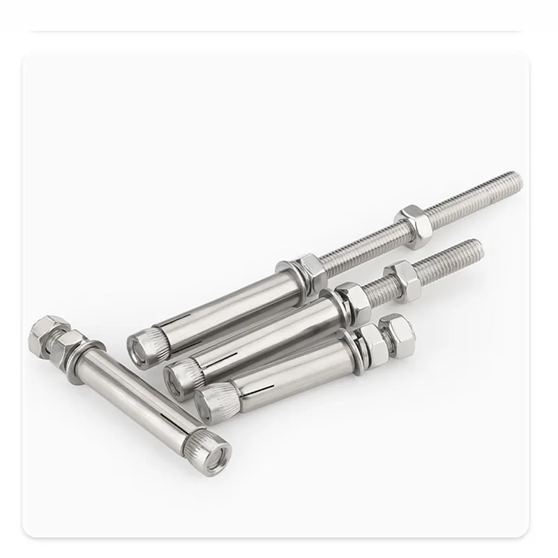 M6 M8 M10 M12 M16 304 Stainless Steel Extended Long Expansion Screws Bolt Sleeve Anchors For Ceiling Hanger Lengthened Screw