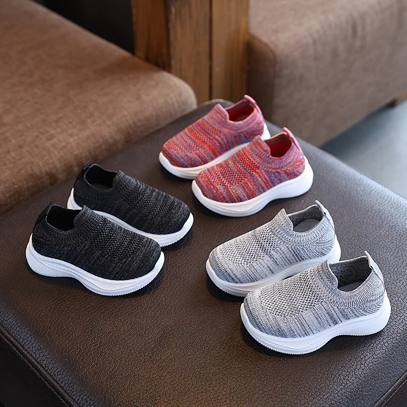 

Children Running Sneakers Boys Girls Casual Mesh Breathable Anti-Slip Walking Toddler Soft Soled Girls Shoes