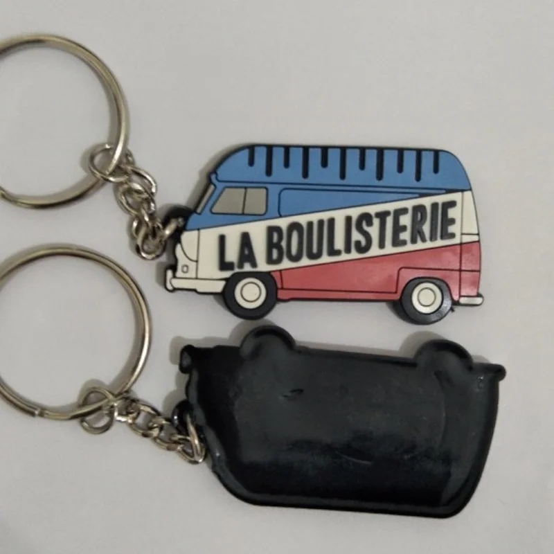 Car key ring plastic cartoon custom key holder