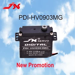 JX 9g Mini Servo PDI-HV0903MG DC6 ~ 7.4 V 2.6kg custodia in plastica per sterzo con nucleo in metallo digitale per Drone aereo ad ala fissa RC