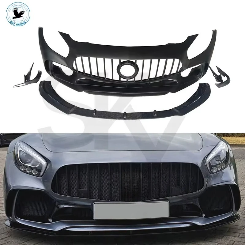 Prior Design Style Car Parts Bumper Body Kit for  GT Tuning Front Bumper Side Skirts Rear Diffuser Spoiler