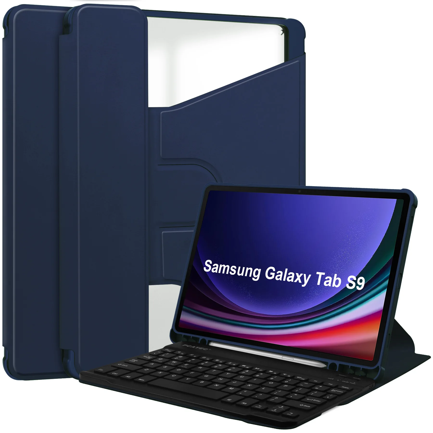 

Чехол для планшета Samsung Tab S9, 11 дюймов, с Bluetooth клавиатурой SM-X718/X710/X716