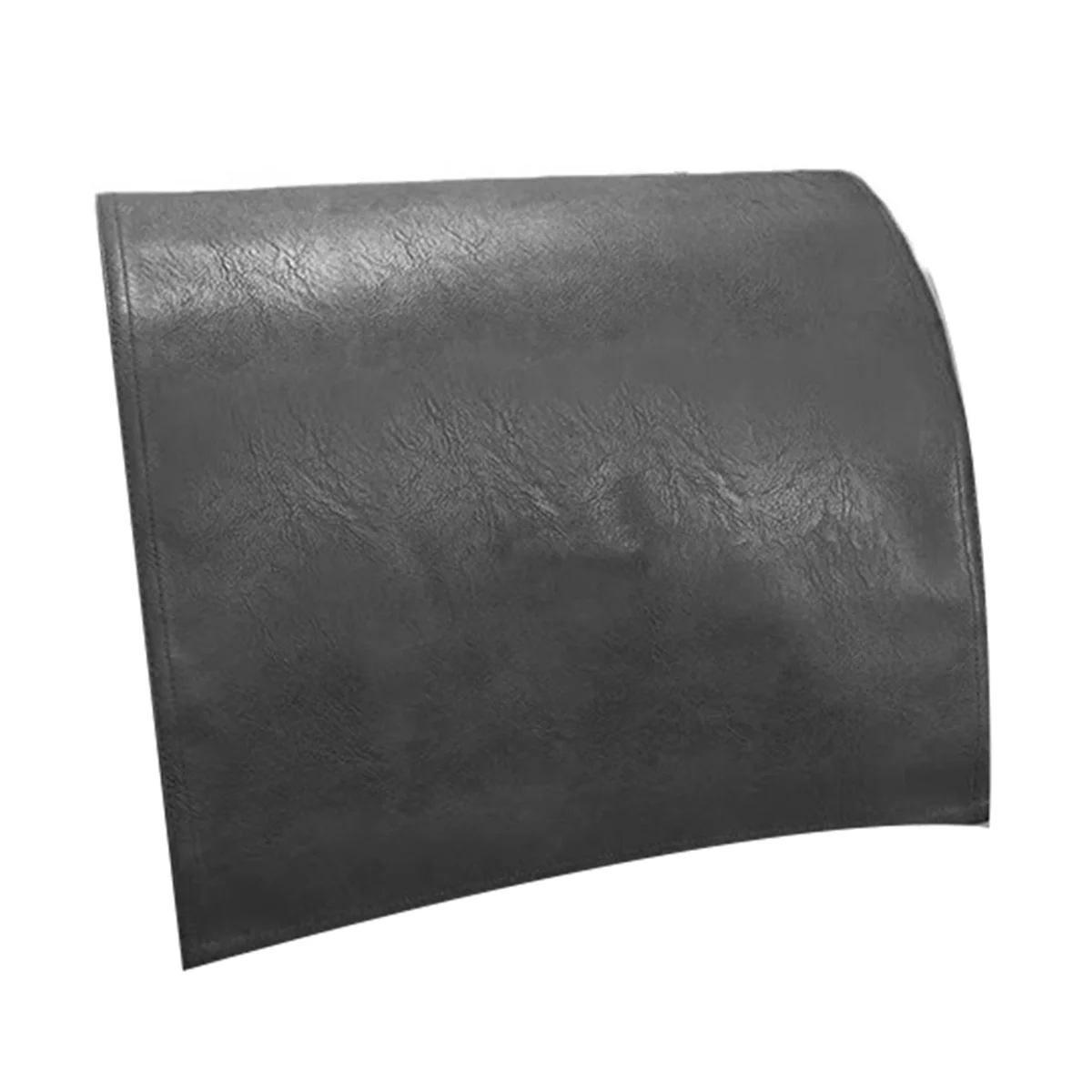 A44TNon-Slip Faux Leather Headrest Protector لكرسي كرسي، غطاء مسند الرأس لأغطية الأثاث باللون الأسود