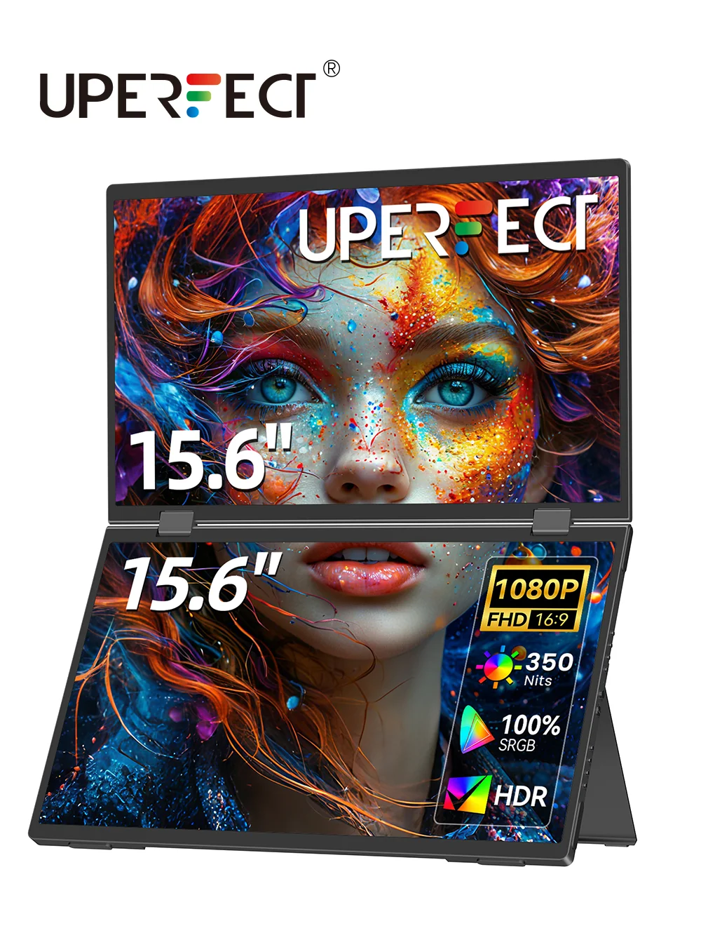 UPERFECT Dual Portable Monitor 15.6