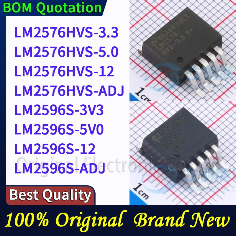 

5 шт./лот LM2576HVS-3.3 LM2576HVS-5.0 LM2576HVS-12 LM2576HVS-ADJ LM2596S-3.3 LM2596S-5.0 LM2596S-12 LM2596S-ADJ