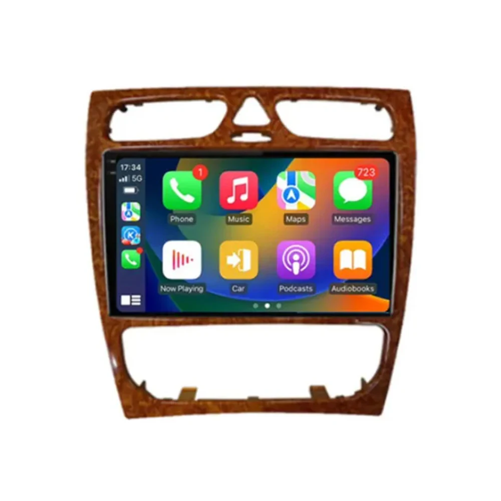 Android 16 autoradio multimediasysteem voor Mercedes Benz W203 Vito W639 Vaneo CLK W209 W210 CarPlay navigatie GPS 4G BT - afbeelding 2