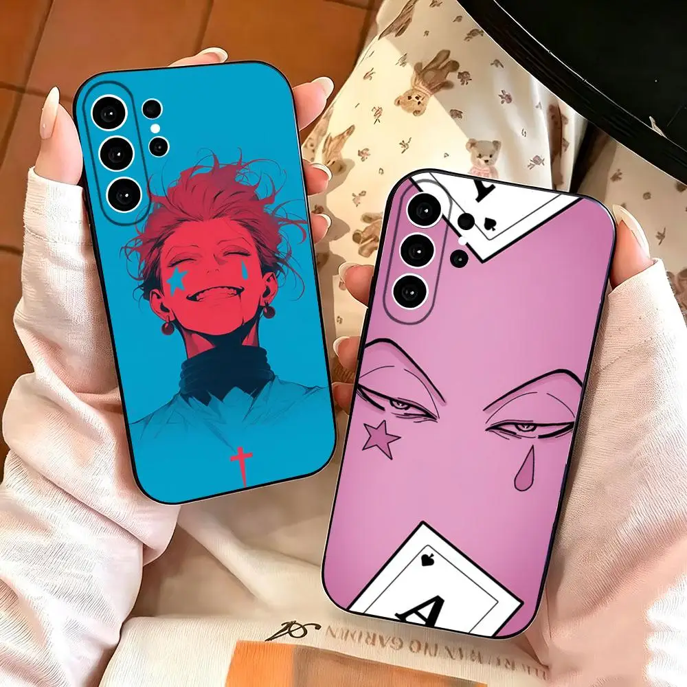 Hunter X H-Hunter Hisoka Phone Case Phone Case For Samsung S26 S25 S24 S23 FE Plus Ultra A57 A37 A27 A17 A16 A26 A15 A55 A14 Bla