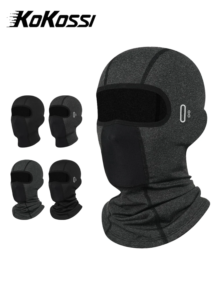 AliExpress NONE KoKossi Winter Full Face Windproof Fleece Warm Skiing Mask Outdoor Sports Cycling Helmet Inner Lining Warm Hood Balaclava