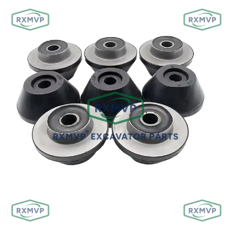 For Komatsu PC High Quality Excavator Engine Mounting Rubber Cushion Feet Bumper for PC120-6 4D102 PC138US