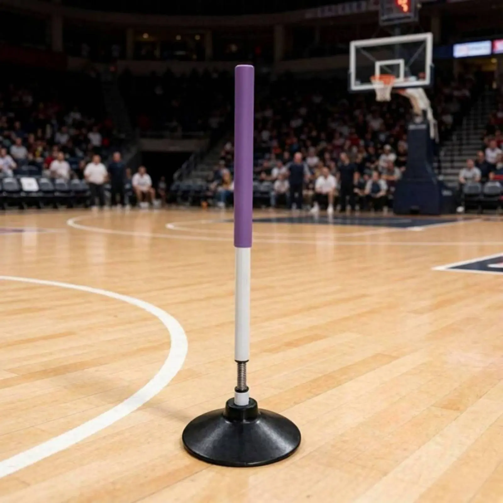 

4 Pieces Rebound Training Stick Flexible Loaded Basketball Dribble Pole Dribbling Obstacle Post Stable Base for Beginners