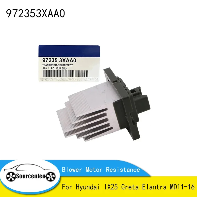 97235-3XAA0 Power Transistor Blower Motor Resistance 972353XAA0 For Hyundai IX25 Creta Elantra MD11-16