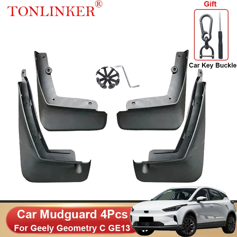 

Автомобильные Брызговики TONLINKER, передние и задние брызговики Geely Геометрия C GE13 2020-2022 2023
