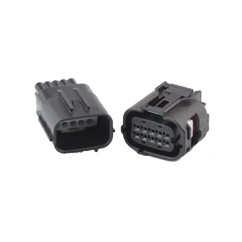 50Set 6188-0696 automotive Waterproof male female wire connector terminal plug 10 pin socket rubber seal